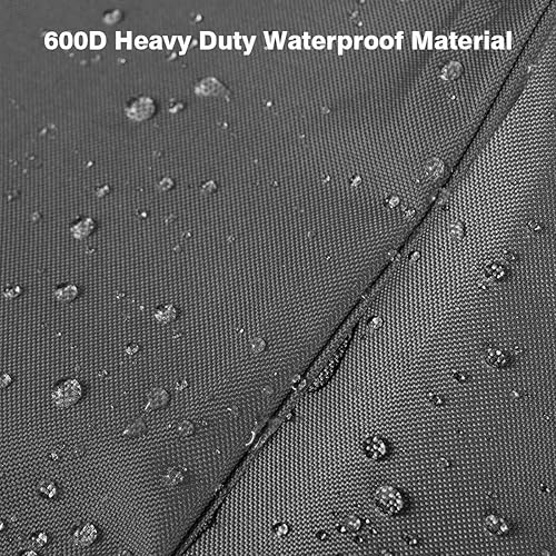 Miniatura 4 de Vailge Funda apilable para silla de patio, 100% impermeable, funda para silla de exterior, fundas de muebles de patio de alta resistencia, se adapta