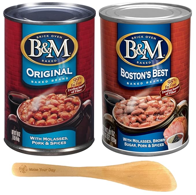 B&M Baked Beans, Original and Boston's Best, 16 Ounce