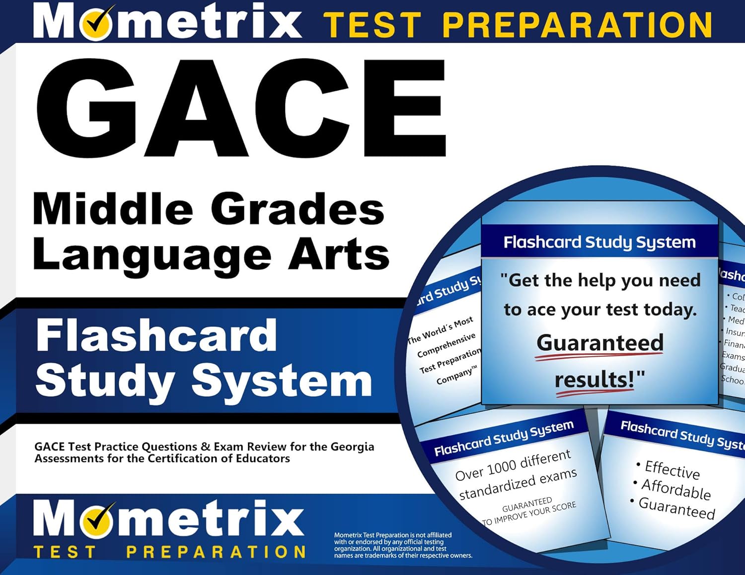 Gace Middle Grades Language Arts Flashcard Study System Gace Test