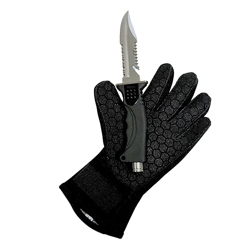 Miniatura 4 de Spearfishing Heavy Duty Ultra Sharp 10" Acero Inoxidable Cuchillo De Buceo