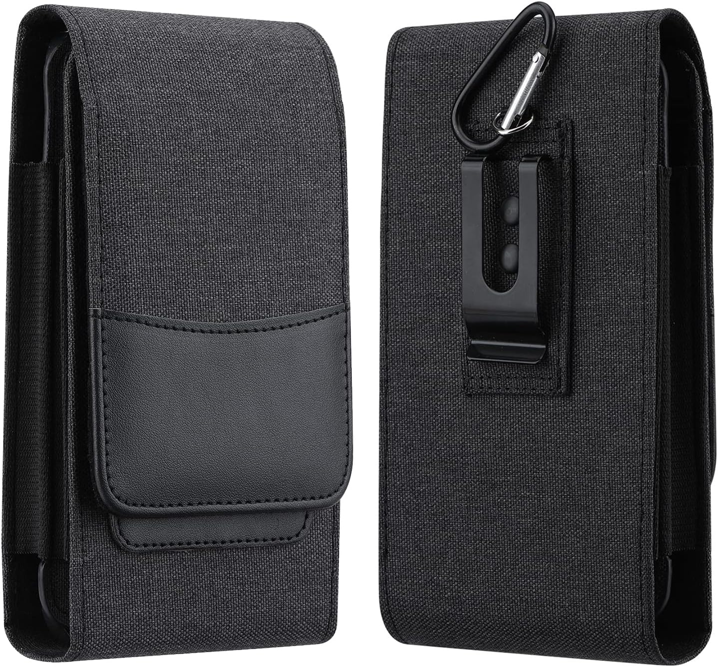 LBYZCASE Dual Phone Holster Pouch with Belt Clip for for iPhone 14/13/11 Pro Max,iPhone 14 Plus,Galaxy S23/S22/S21/S20 Ultra/A03S/A12/A13/A32/A42/A23,Nokia/Motorola/Google/TCL/OnePlus/LG/T-Mobile