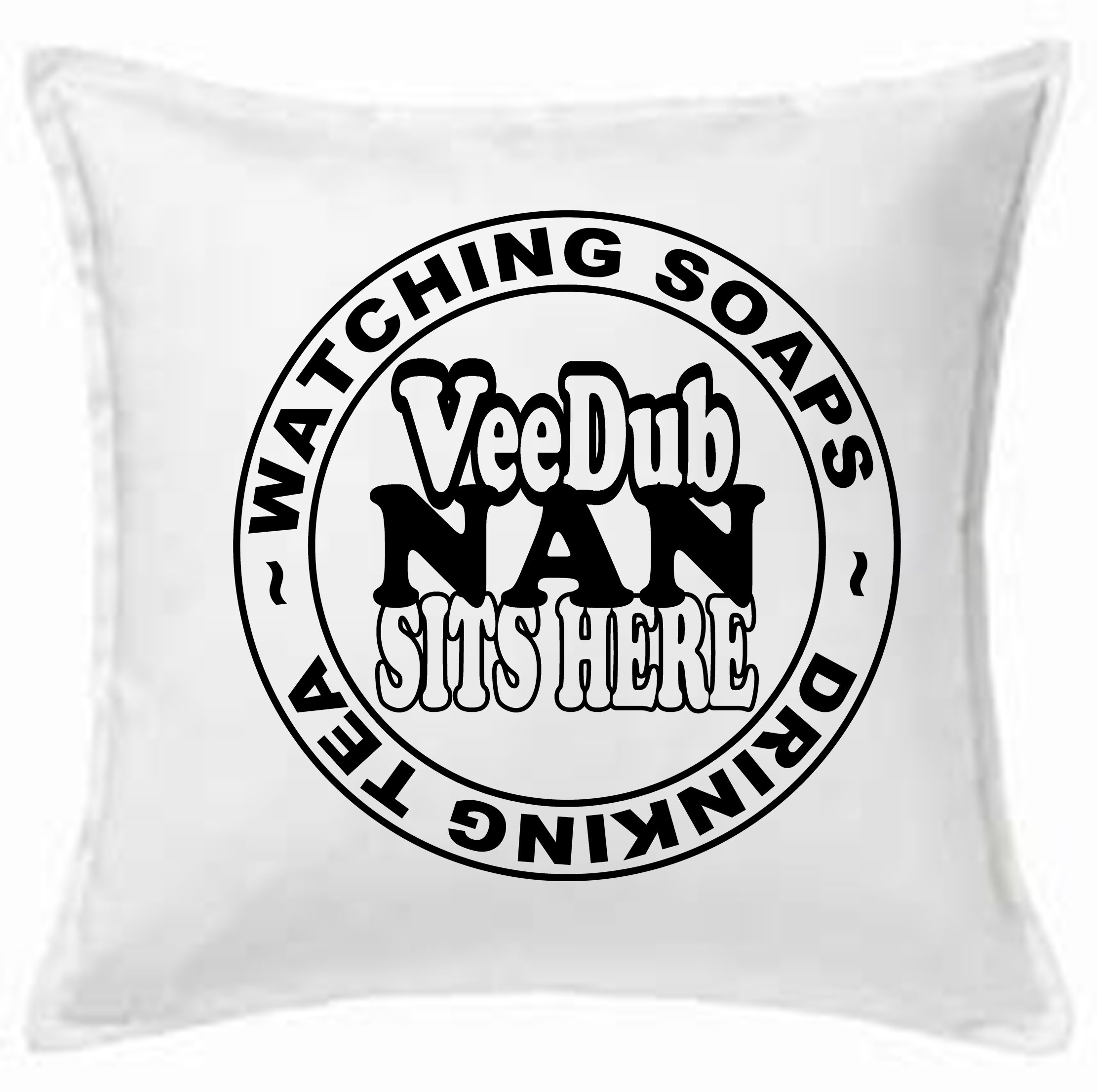 veedub cushion nan sits here (white)