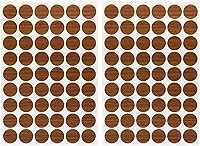 Vista 11 de Mini Skater 108 calcomanías de madera autoadhesivas para muebles de gabinete, agujeros para tornillos, suministros de decoración, 0.78 pulgadas