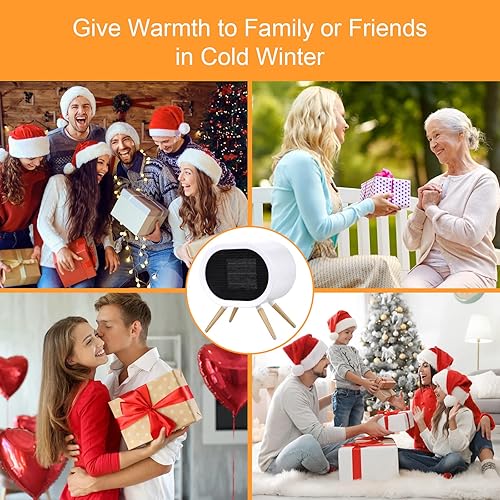Miniatura 7 de FEASYD Calentador de espacio calentadores de espacio pequeño de 1000 W para uso en interiores calentador de cerámica PTC de calentamiento rápido