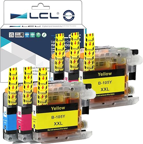 Miniatura 9 de LCL Cartucho de tinta compatible con pigmento de repuesto para Brother LC3039 XXL LC3039XXL LC3039BK LC3039C LC3039M LC3039Y MFC-J5845DW MFC-J5945DW