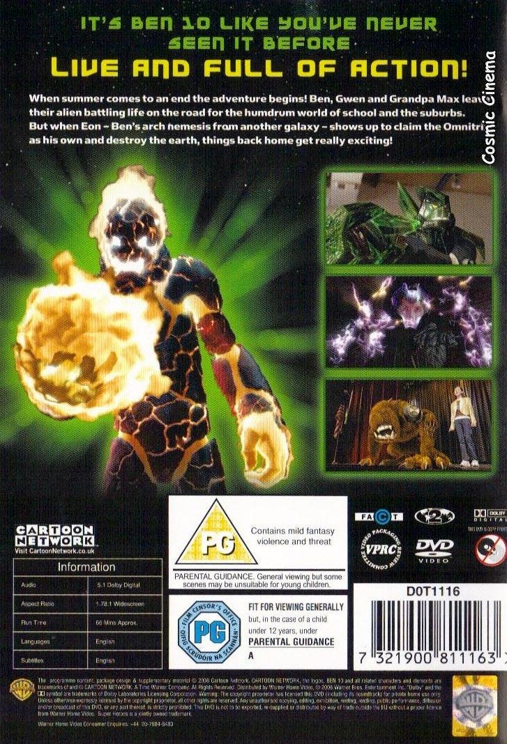 Ben 10: Race Against Time [DVD] [2008]: Amazon.co.uk: Graham