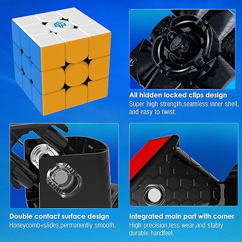 Miniatura 7 de GAN 356 i Carry Speed Cube, cubo mágico magnético inteligente de 3 x 3, juguete de rompecabezas de 3 x 3 x 3 para principiantes, jugadores