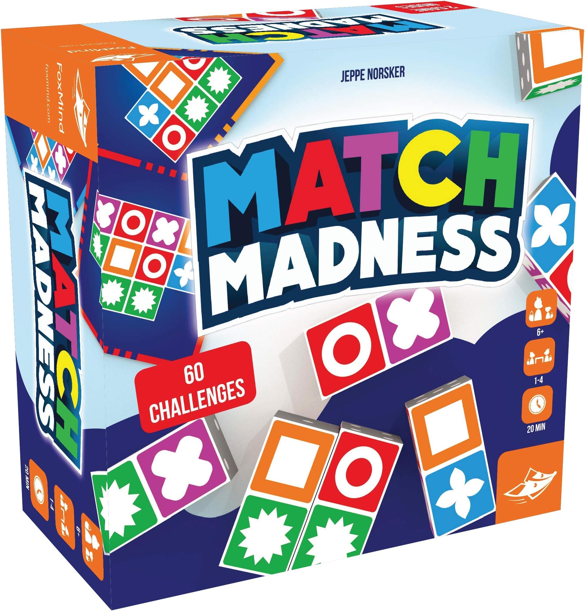 Fox Mind FOX-MATCH-BIL-311830 Match Madness UK Edition, Mixed Colours