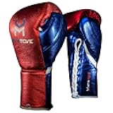 HIT N MOVE Pro Fight Mold Lace Up Boxing Gloves