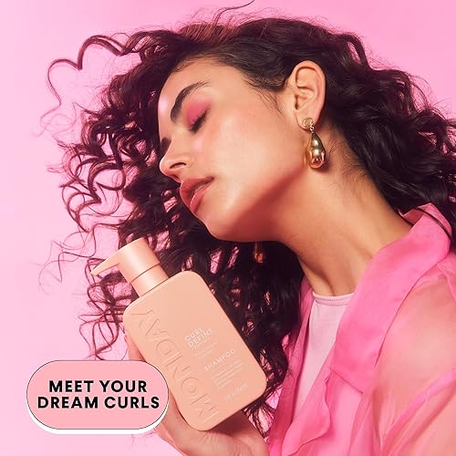 Miniatura 4 de MONDAY HAIRCARE Curl Define - Juego de champú + acondicionador (paquete de 2) de 12 onzas cada uno, rizos nutritivos, domina el encrespamiento,