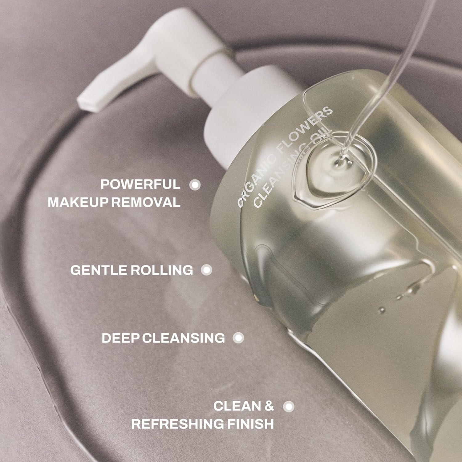 Whamisa Deep Purifying Cleanse Trio: Organic Flowers Cleansing Oil, Foam Cleansing Cream, and Foaming Gel Bundle - Image 4