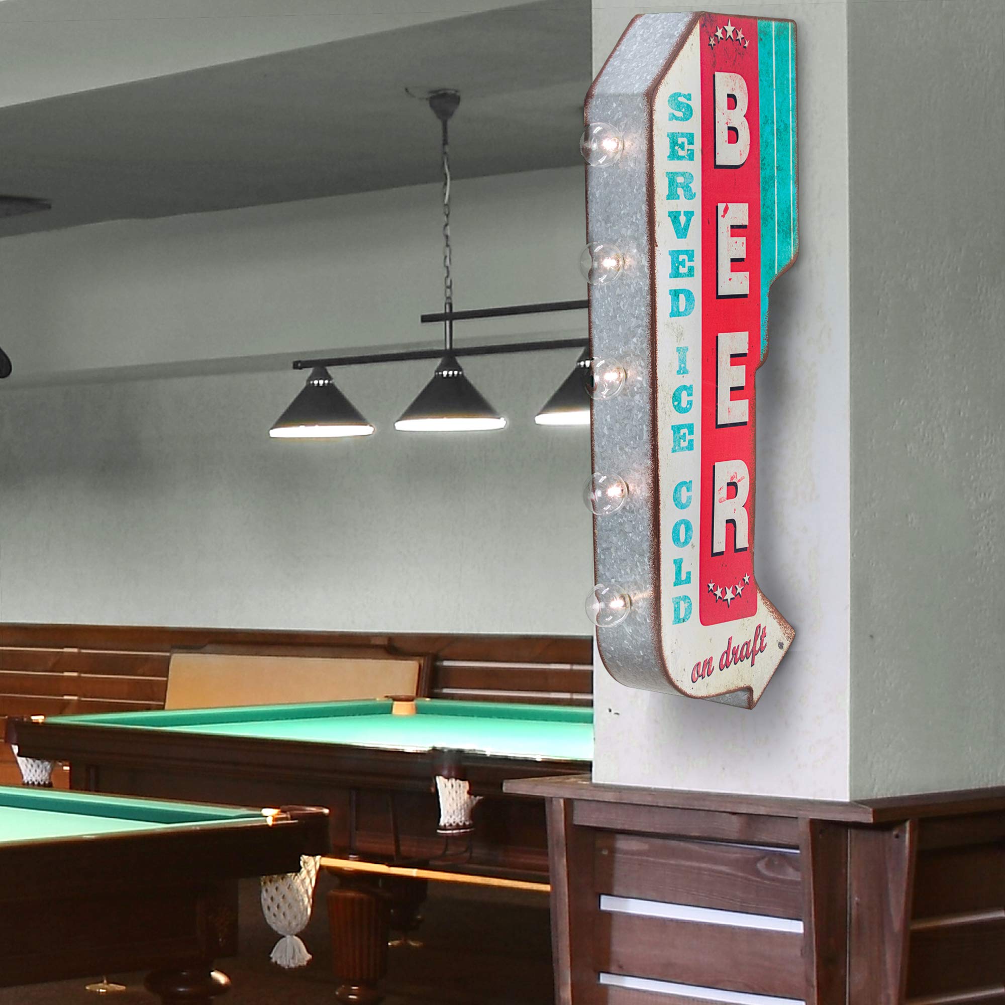 Amazon.com: American Art Decor Vintage LED Marquee Wall Decor