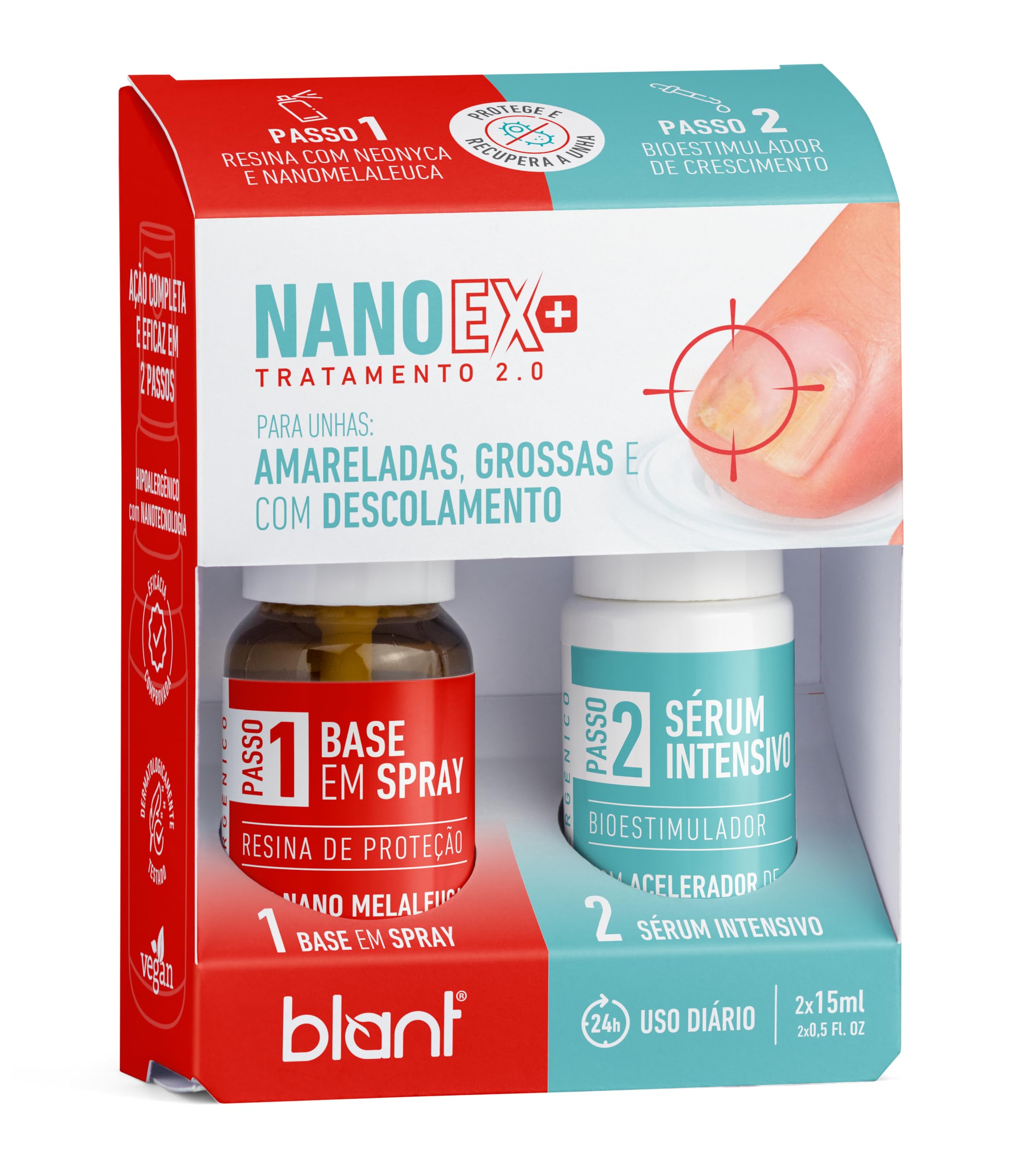 Micose de pele: sintomas, 8 tipos e como tratar (com fotos)-radardasaude 9 KIT NANOEX+ 2X15 ML