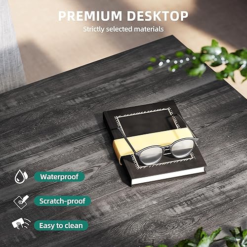 Miniatura 6 de YITAHOME Coffee Table with Storage,Farmhouse Coffee Table Rustic Wood Cocktail Table,Square Living Room Table for Living Meeting Room with Half Open