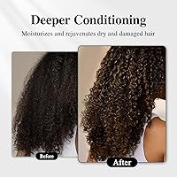 Vista 2 de Gorro térmico eléctrico térmico térmico para cabello afro negro natural, sombrero de tratamiento de spa caliente con control de temperatura