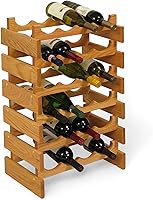 Vista 77 de Wooden Mallet, Botellero Dakota negro de 3 botellas