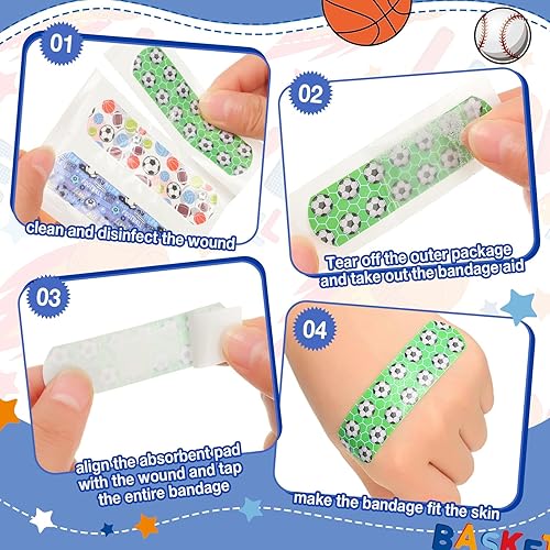 Vista 29 de Patelai 300 vendajes para niños, 10 estilos, adhesivos para niños, flexibles, coloridos, lindos vendajes de dibujos animados, impermeables