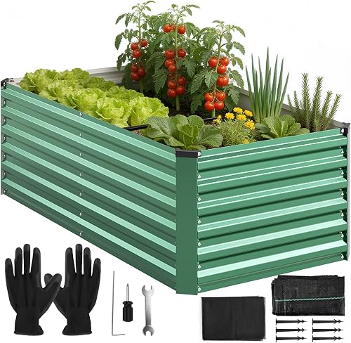 surélevée en métal Jardinière