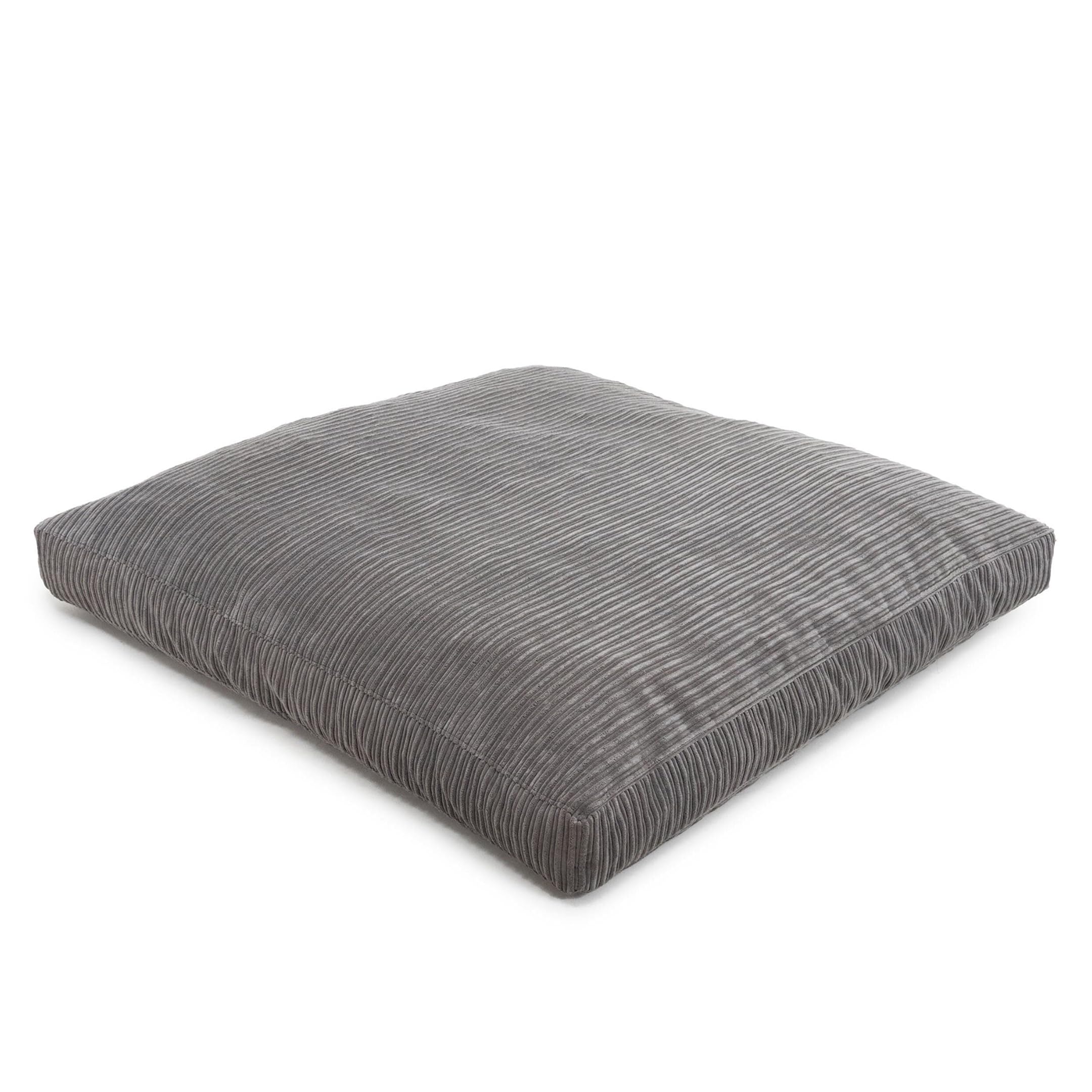 CordaRoy's Terry Corduroy Sensory Crash Pad for Kids and Adults, Children's Crash Mat with Soft Foam Filling, Gray