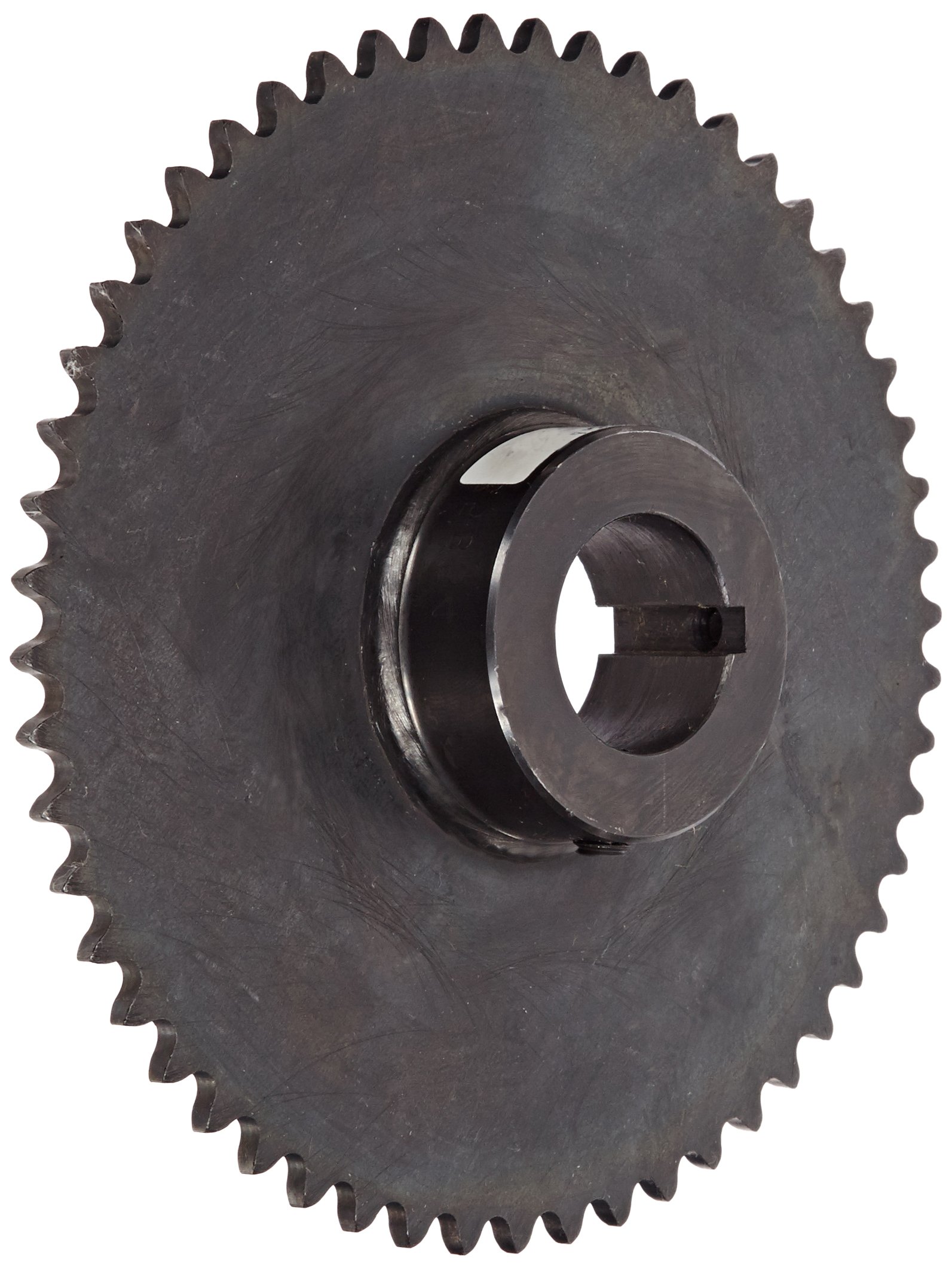 Martin Roller Chain Sprocket, Bored-to-Size, Type B Hub, Single Strand, 35 Chain Size, 0.375
