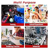 Vista 7 de MiOYOOW Kit de Práctica de Soldadura, Kit de Generador de Señal Ajustable PWM DIY, Probador de Voltaje y Corriente, Kit de Proyecto Electrónico, Kit