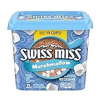 Vista 9 de Swiss Miss Mezcla de bebida de cacao caliente, sabor a chocolate con leche, recipiente de fácil agarre de 4.78 libras