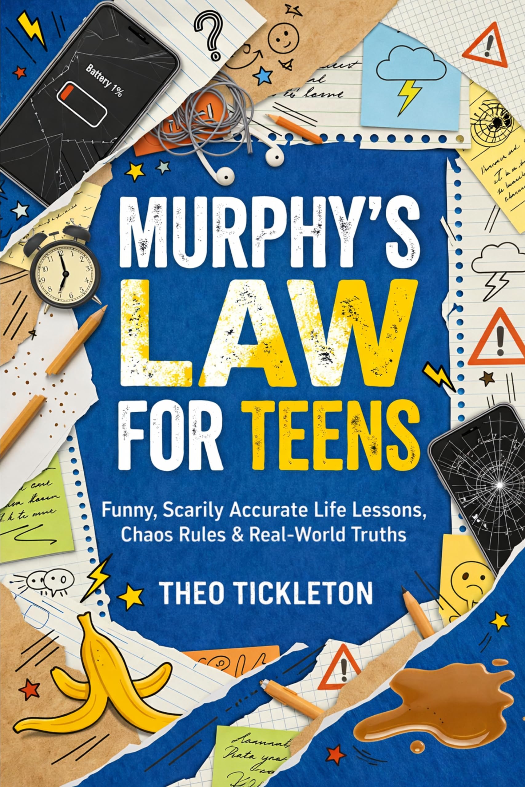 Murphy’s Law for Teens: Funny, Scarily Accurate Life Lessons, Chaos Rules & Real-World Truths to Help Teens Build Confidence, Navigate Life, and Handle Anything That Goes Wrong