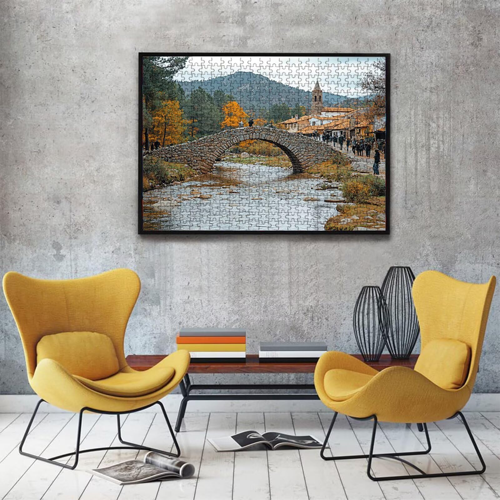 Puzzle 4000 sztuk mostu leśnego (3), puzzle 4000 Pièces Challenge Impossible, Puzzle 141,5 x 87,5 cm Duży rozmiar dla dorosłych, rodzinne gry edukacyjne, klasyczne łamigłówki, wystrój domu W3H-156