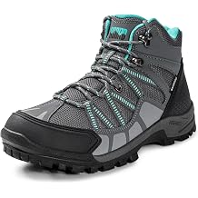 R CORD Steel Toe Boots for Women Waterproof Non-Slip Safety Work Shoes, Puncture Proof Industrial & Construction Footwear