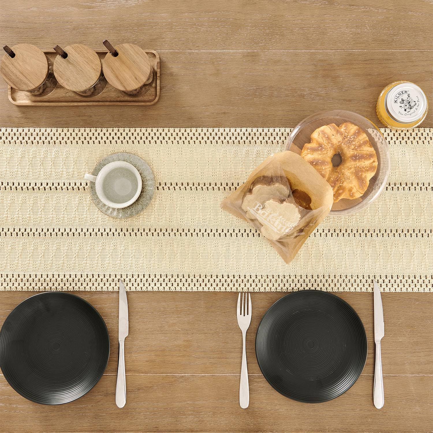 Chemin De Table Bohème Macramé | Décoration Macramé