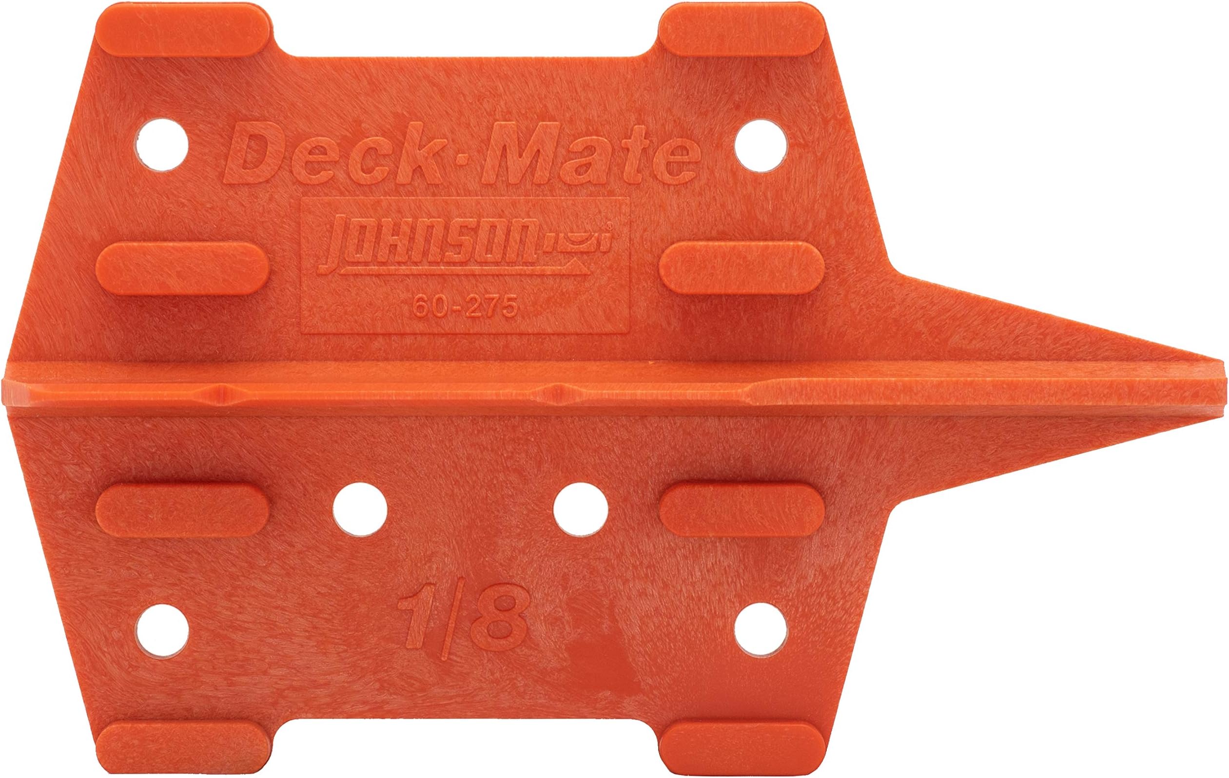 JohnsonLevel & Tool 60-275 Deck Mate, Deck Board Spacing Tool, Orange, 1 Level