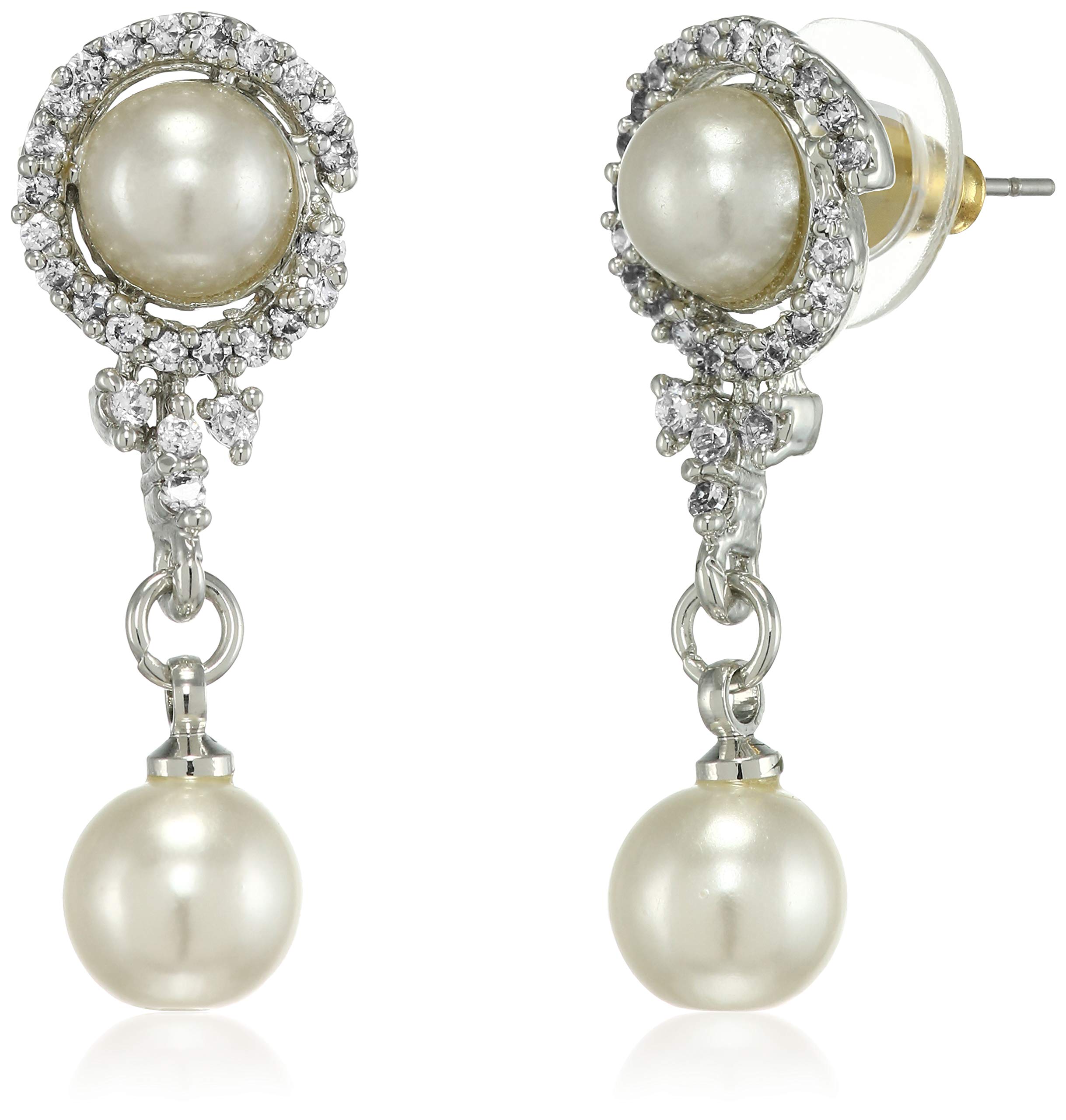 See full amazon price history chart for Estele Brass Gold Rhodium Plated American Diamond Round pearl Drop Earrings for Girls Estele Brass Gold Rhodium Plated American Diamond Round pearl Drop Earrings for Girls (B08D7NRLNQ) Amazon Price History, Amazon Price Tracker