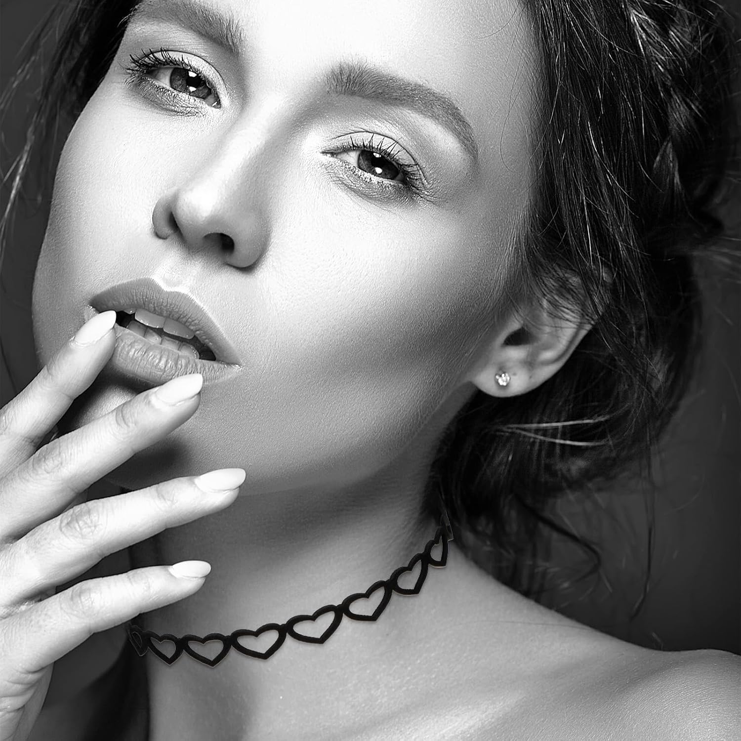 6PCS Gothic Choker Necklace for Women, Black Lace Choker Layered Classic Velvet Lace Collar Necklace Adjustable Gothic Chokers Accessories for Halloween Cosplay jewelry Gift for Women - Image 6