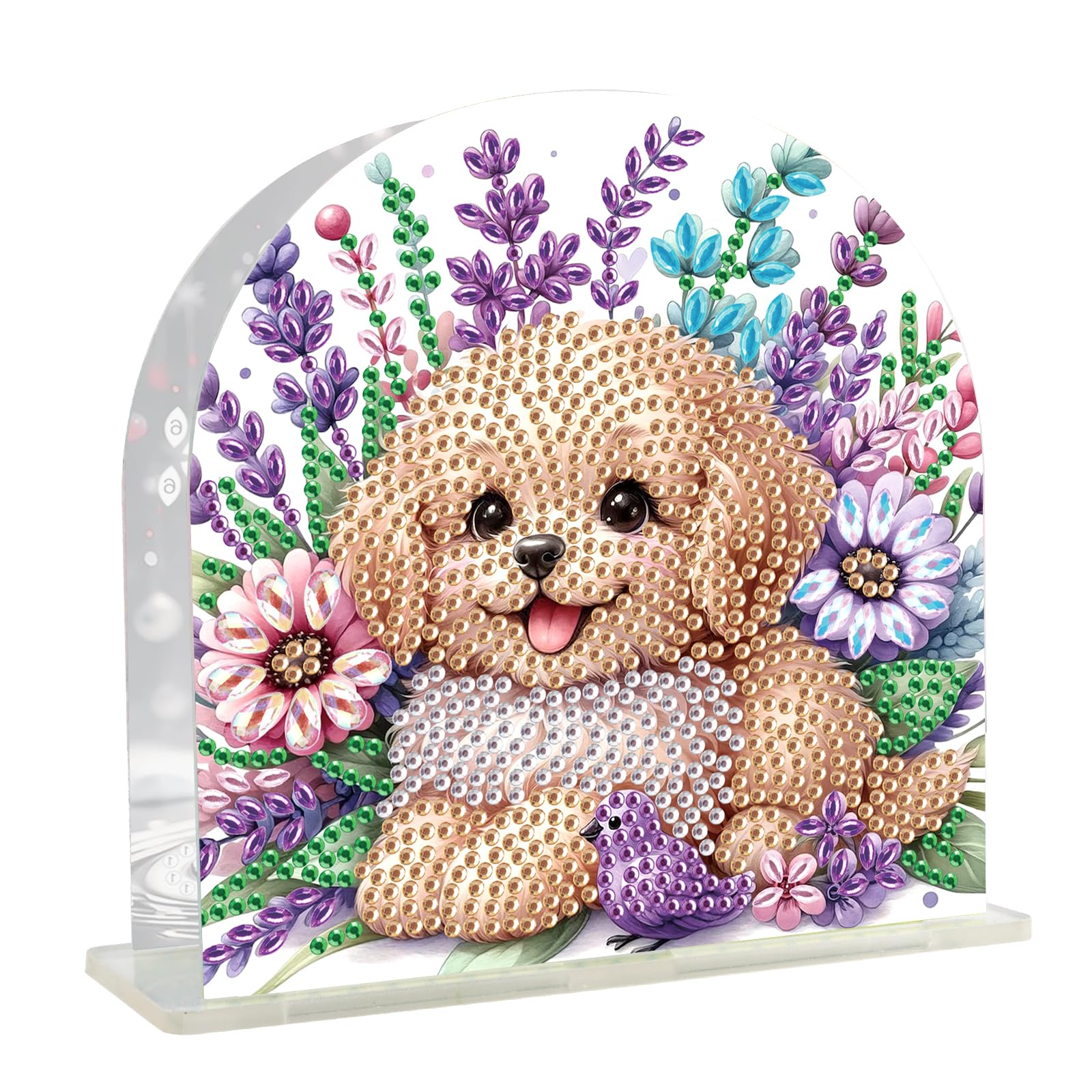 DCIDBEI Diamond Painting Serviettenhalter für Küche 15x15cm Aufrechter Papierserviettenspender Freistehender Tischtuchspender Servietten Serviettenspender Haus Party Hotel Delphin Serviettenständer