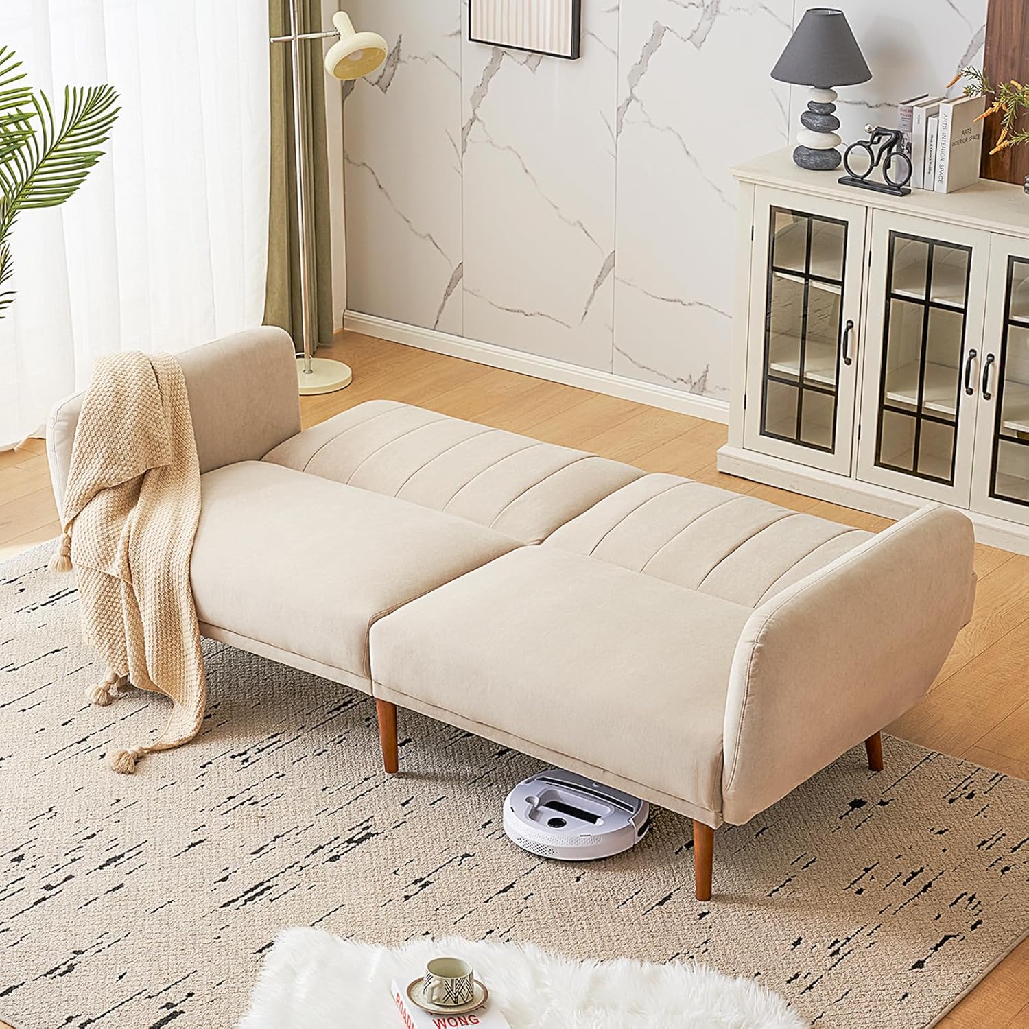 Furnimart Sleeper Sofa with Pull-Out Bed