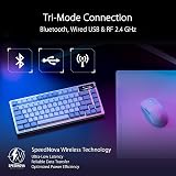 ASUS ROG Azoth Customizable Wireless Gaming Keyboard 75 Keys OLED Display ROG NX Switch Interchangeable ROG NX Switches Keyboard Stabilizers PBT Keycaps RGB Lighting Italian - 3