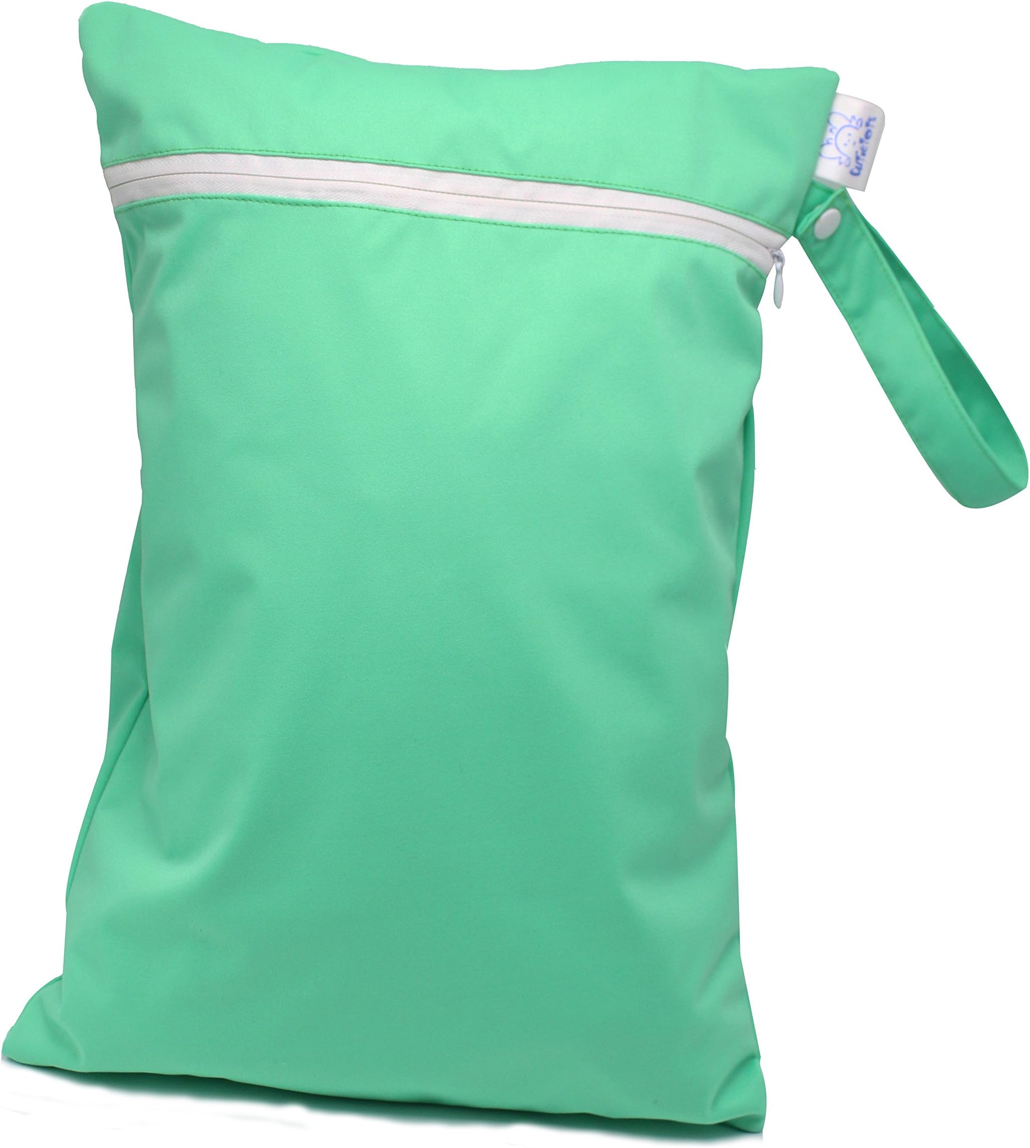 CutieTots Diaper Wet Bag - (Spring Green) With Free Changing Mat