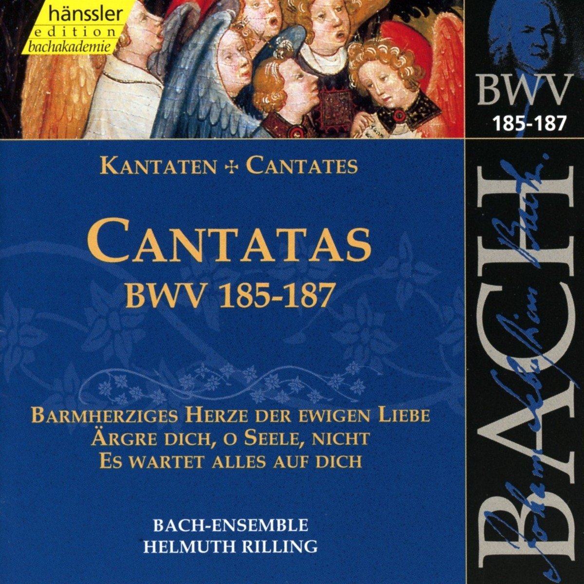 Bach: Cantatas, BWV 185-187 (Edition Bachakademie Vol 56) /Rilling