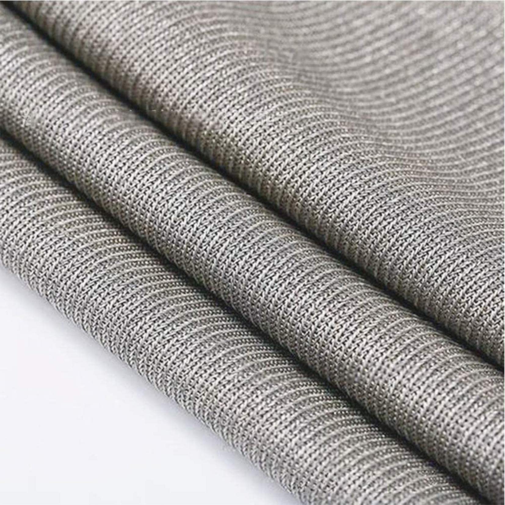 Tissu blindé en argent tricoté AMNOOL pour se protéger des ondes