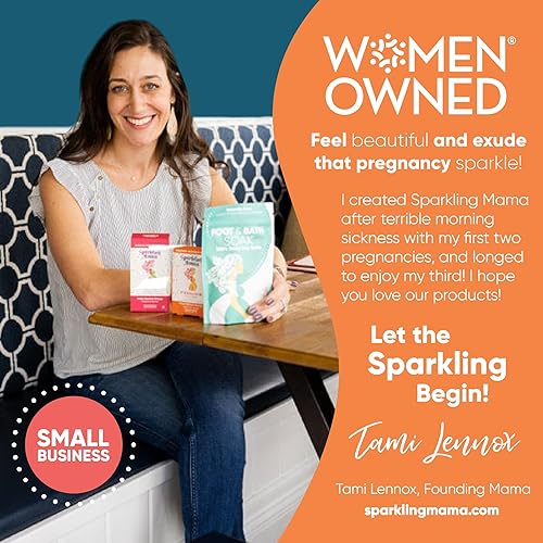 Miniatura 6 de Hecho en Estados Unidos. Mezcla de bebida efervescente que asienta el estómago ideal para el embarazo, especialmente el primer trimestre (vitamina