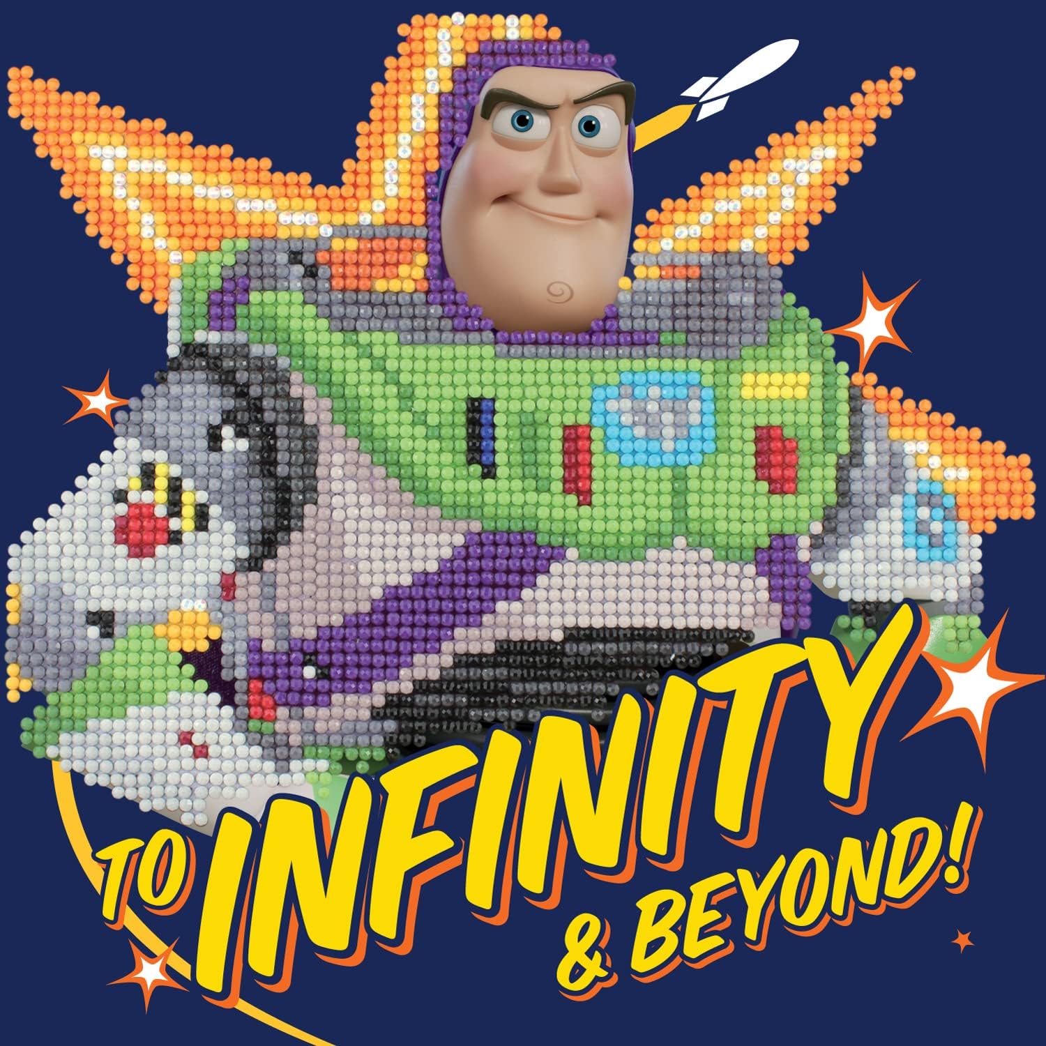Camelot Dotz Diamond Art Kit 8.7"X8.7"-Disney Buzz To Infinity & Beyond -85410020