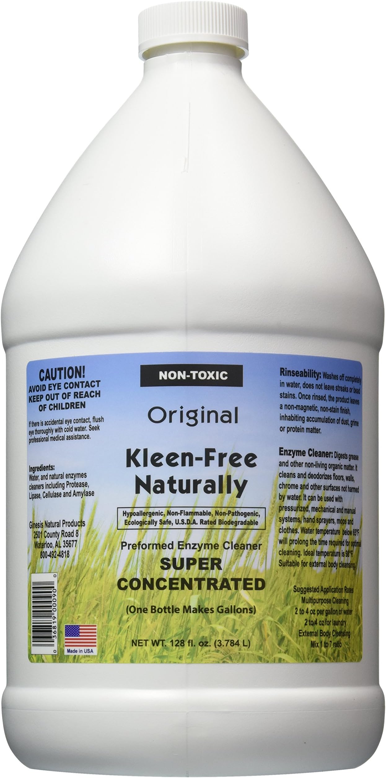 KleenFree Naturally Preformed Enzyme Cleaner, Enzyme