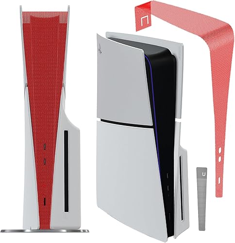 Red de cubierta antipolvo para consola PS5 Slim (versión corta), nueva barrera de disipador de calor delgada PS5, cubierta antipolvo para mascotas a
