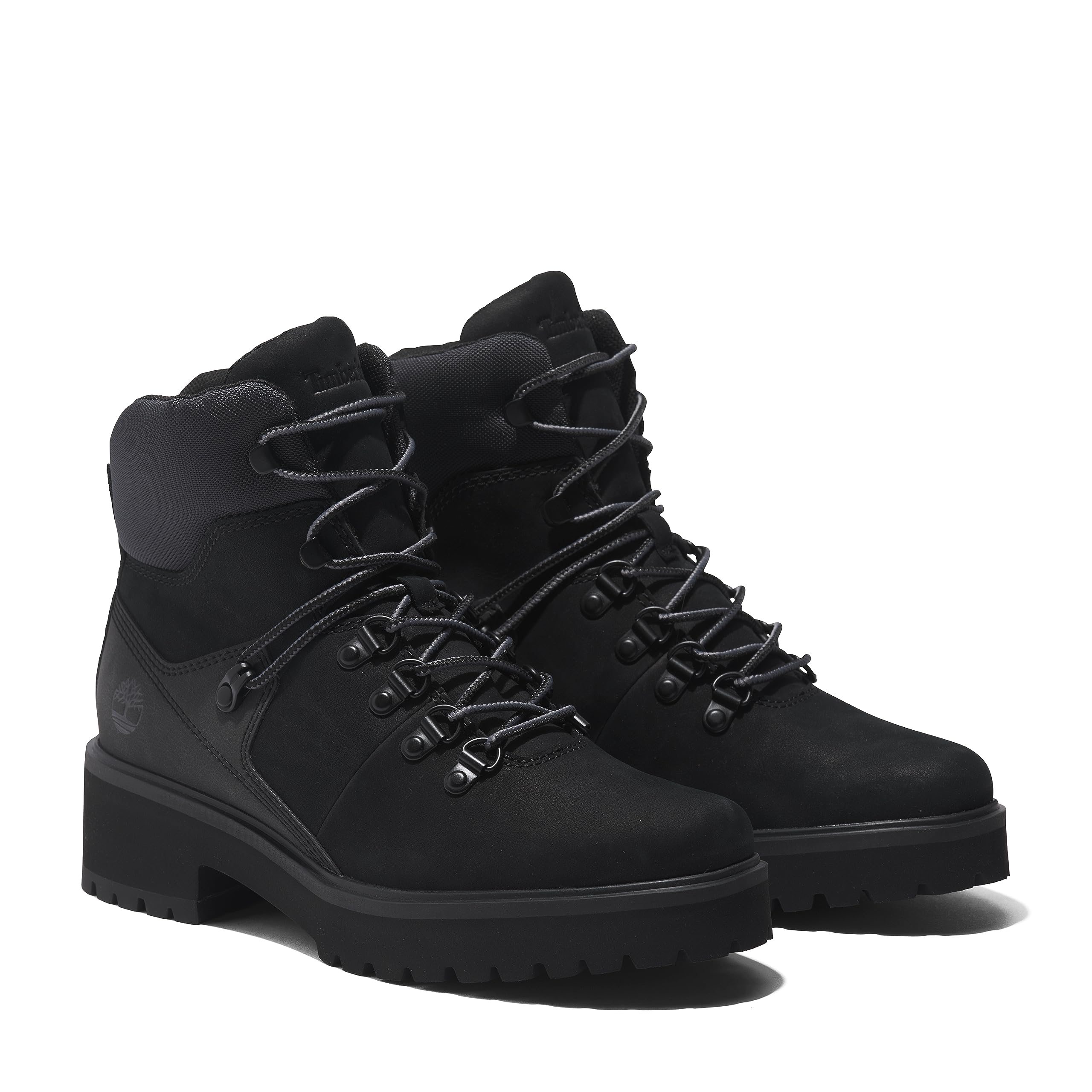 Timberland Damen Carnaby Cool Stiefelette, schwarzes Nubukleder, 12.5 UK Wide – Ansicht 2