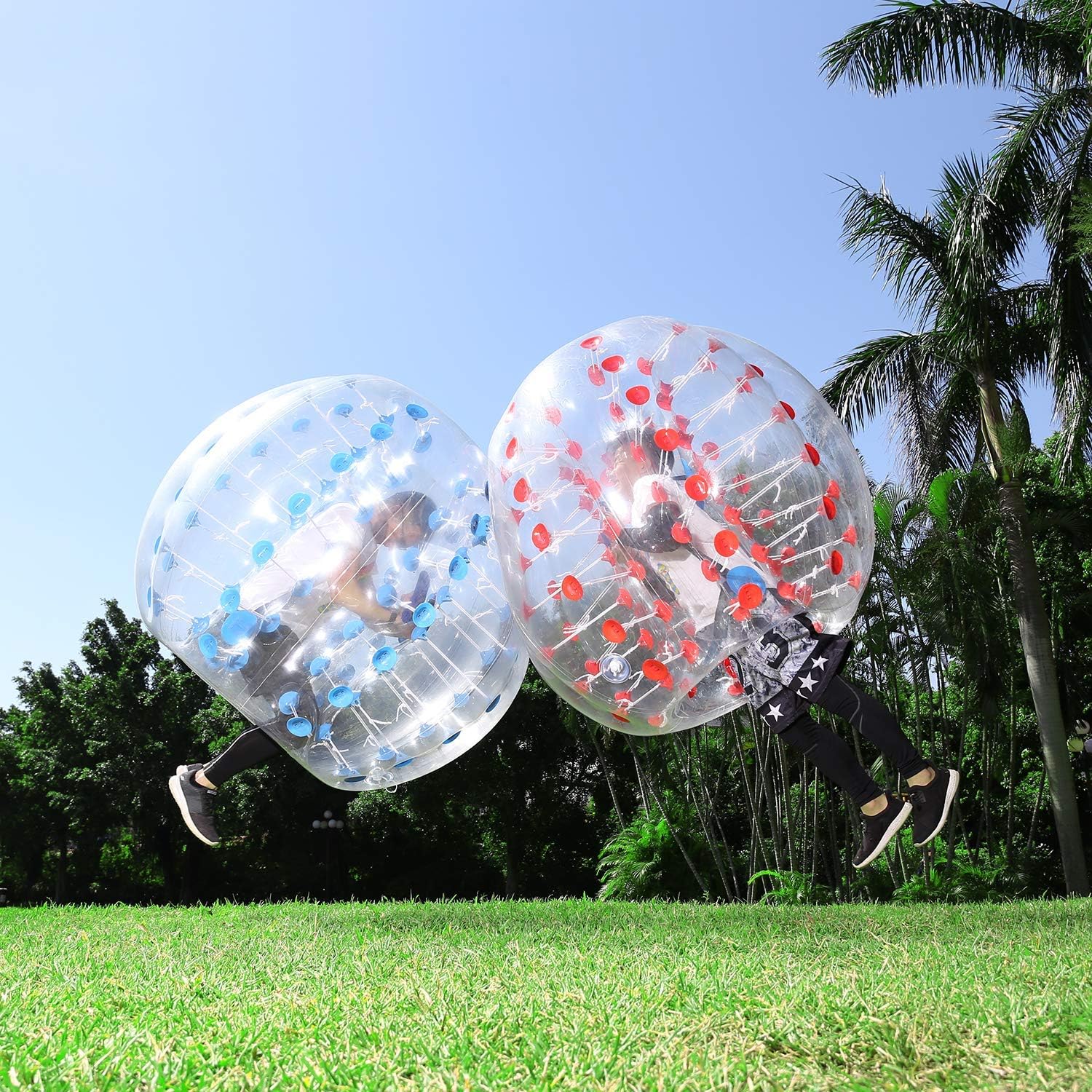Inflatable Bumper ONE Ball for Adult Kids Bubble Soccer Balls Blow Up Toy Playground Balls Human Hamster Knocker Ball Outdoor Zorb Balls