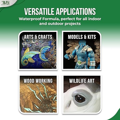 Miniatura 4 de Aves Apoxie Clay - Arcilla de modelado autoendurecible de 2 partes, 1 libra blanca