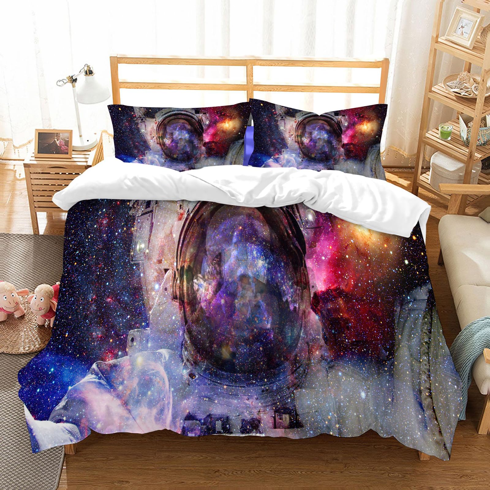 Housse de couette galaxie en microfibre pour retrouver un sommeil serein