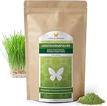 500g Gerstengras-Pulver von FLÜGELSCHWINGER aus jungen Gräsern, ohne Zusätze, Rohkost-Qualität, schonende Verarbeitung bei niedrigen Temperaturen (500g)