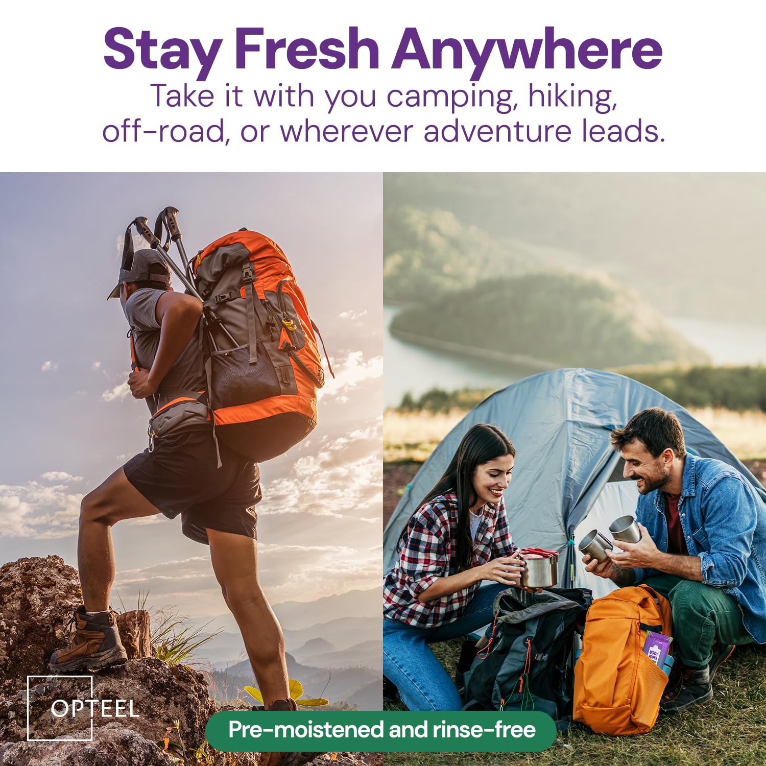 Thick & Large Body Wipes for Adults Bathing No Rinse – Shower Wipe, Ideal for Men, Women & Elderly – Soft & Gentle, Travel Wipes Perfect Alternative to Shower – 8 Packs (80ct) - Image 7