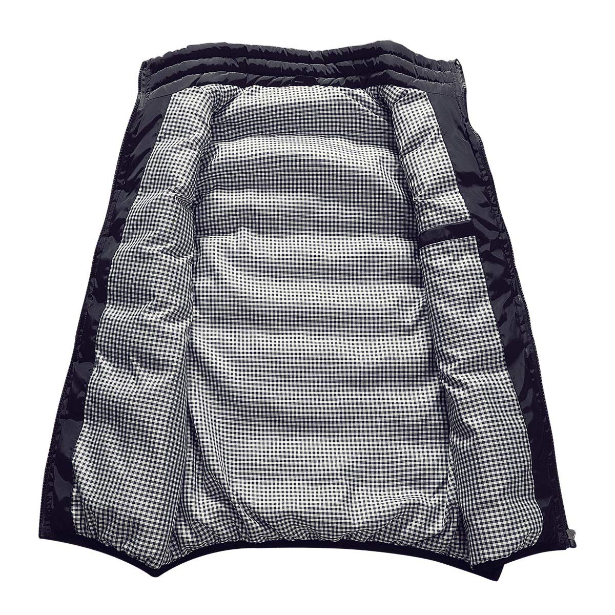 Gilet imbottito da uomo casual con colletto alla coreana
